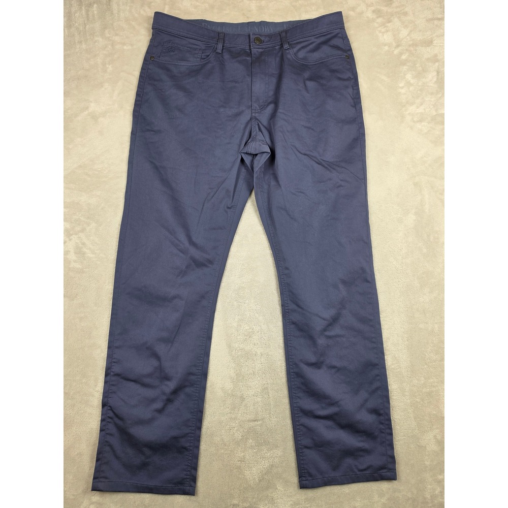 English Laundry Pants Mens 36x32 Blue 5 Pocket Stretch Straight Leg Chino